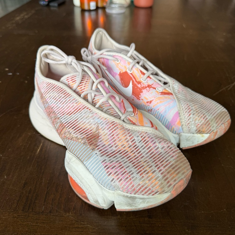 Nike Pink and Orange Athletic Shoes